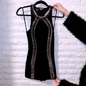 Night Out Black Romper